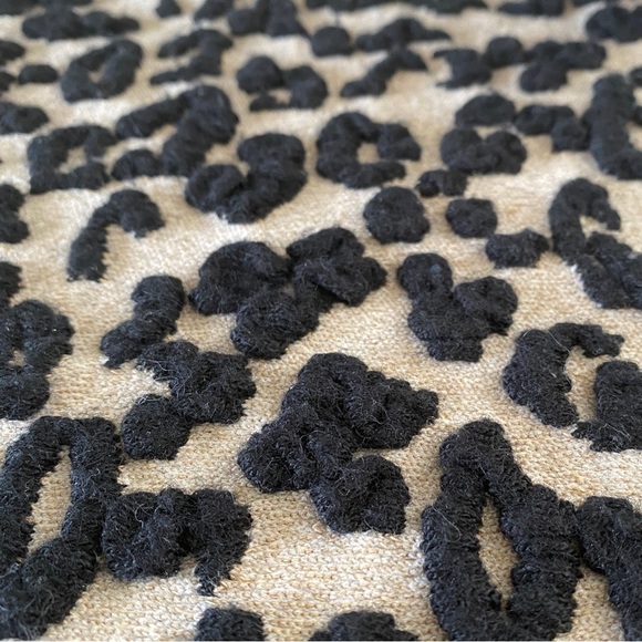 Free People Women’s Dress In Tan/Beige With Black Cheetah Like Design Size M - Picture 5 of 9